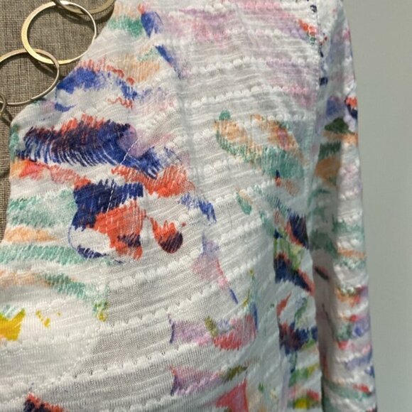 Tribal Multi-Color Sleeved Tee Size Large - Picture 7 of 15